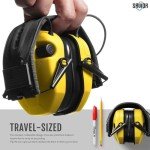Apollo Electronic Earmuffs for Shooting - Yellow