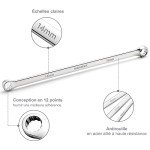 BINGCOBBER 6-Piece Extra Long Double Eye Wrench Set