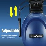 ProCase Adjustable Noise Cancelling Earmuffs - Navy