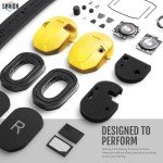 Apollo Electronic Earmuffs for Shooting - Yellow