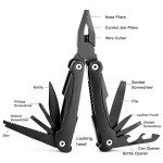 14-in-1 MultiTool Pliers with Pocket Clip