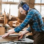 ProCase Adjustable Noise Cancelling Earmuffs - Navy