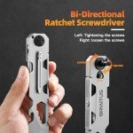 Versatile EDC Pry Bar Multitool with Screwdriver & Wrenches
