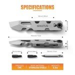 Versatile EDC Pry Bar Multitool with Screwdriver & Wrenches