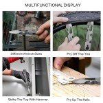 Versatile EDC Pry Bar Multitool with Screwdriver & Wrenches