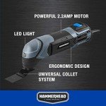 Hammerhead 2.2-Amp Oscillating Multi-Tool Set