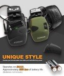 ZOHAN EM054 Electronic Shooting Ear Protection Earmuffs