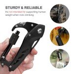 FUNBRO Multitool Carabiner with Pocket Knife