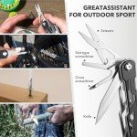16-in-1 Stainless Steel Multitool with Safety Lock