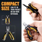 12-in-1 Pocket Multitool with Knife and Pliers