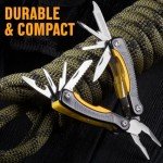 12-in-1 Pocket Multitool with Knife and Pliers