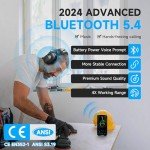 Bluetooth AM/FM Radio Headphones with Ear Protection