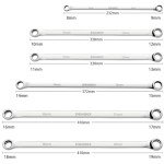 BINGCOBBER 6-Piece Extra Long Double Eye Wrench Set