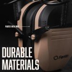 Noise Cancelling Ear Muffs for Shooting Safety