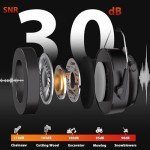 Bluetooth Hearing Protection Headphones with 120H Playtime