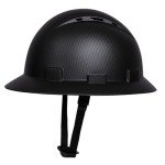 Carbon Fiber Full Brim Hard Hat - Adjustable
