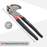 Bates 11" Heavy-Duty Nail Puller Pliers Tool