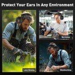 Bluetooth Hearing Protection Headphones with 120H Playtime