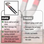 Bates 11" Heavy-Duty Nail Puller Pliers Tool