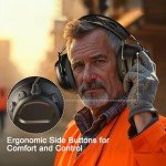 Bluetooth Hearing Protection Headphones with 120H Playtime