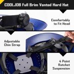 COOLJOB Full Brim OSHA Approved Hard Hat