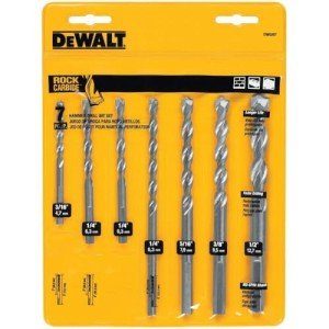DEWALT 7-Piece Masonry Drill Bit Set