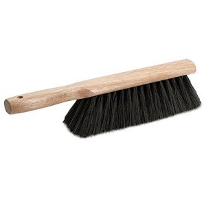 Beaver Tail Brush with Black Horsehair Fibers 13.5