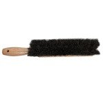 Beaver Tail Brush with Black Horsehair Fibers 13.5