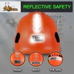 Hard Hats with Reflective Stickers and Ventilation