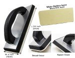 Stainless Steel Square Notch Trowel Set with Float & Sponge