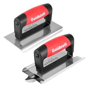 Goldblatt Stainless Steel Concrete Edger and Groover Set