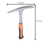 Heavy-Duty Geologist Rock Pick with Shock-Absorbing Handle