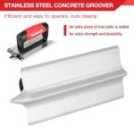 Goldblatt Stainless Steel Concrete Edger & Groover Set