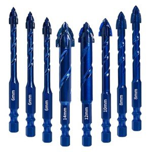 SONCHIE Serrated Boring Drill Bits - Set of 8