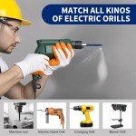 SONCHIE 8-Piece Serrated Boring Drill Bit Set