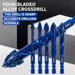 SONCHIE 8-Piece Serrated Boring Drill Bit Set