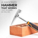 Mutt Tools 20oz Brick Hammer with Ergonomic Handle