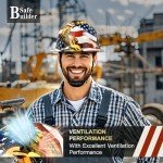 Vented Full Brim Safety Helmet - Carbon Fiber