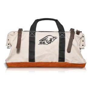 OX Tools 24" Reinforced Canvas Mason Tool Bag