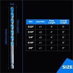 Concrete and Masonry Drill Bit Set (7pcs)