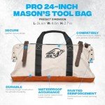 OX Tools 24" Canvas Mason Tool Bag