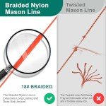 Mason Line Reel with Handle - 2 Pack 540 FT