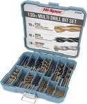 130-Piece Drill Bit Set with Tray Case