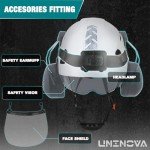 UNINOVA Vented Hard Hat for Construction Safety