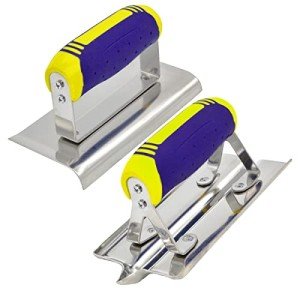 Stainless Steel Concrete Hand Edger and Groover Set