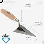 DEKOR 5.5" Pointing Trowel with Wooden Handle