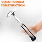 Mutt Tools Geologist Rock Hammer with Ergonomic Handle
