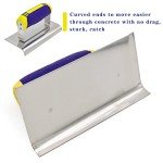 Stainless Steel Concrete Hand Edger and Groover Set