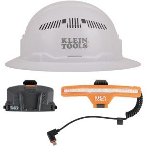 Klein Tools Full-Brim Hard Hat with Headlamp Set