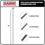 Saber Tools 1/2" x 39" SDS Plus Drill Bit